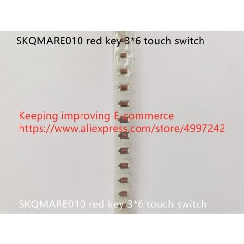 Original new 100% 3.5*6*5 SMD switch SKQMARE010 red key 3*6 touch switch