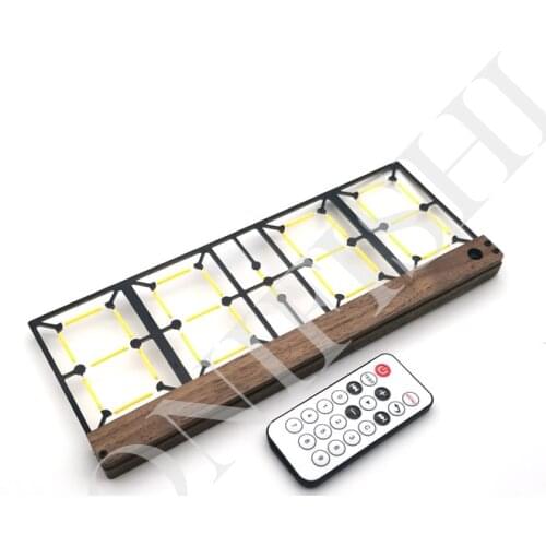 Pseudo-glow LED clock/candle light/ceramic lamp clock, retro desktop clock, birthday gift, Valentines Day gift, remote control