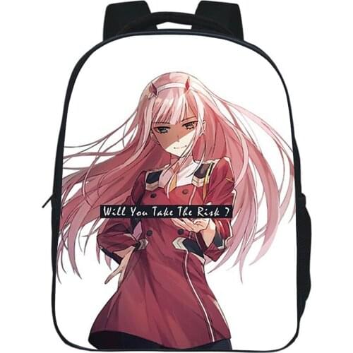 Darling In The Franxx Backpack Children Bag School Backpacks Boy Girl Bags Fashion Bookbag Casual Daypacks Kids Small Rucksack