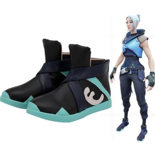 Game Jett Cosplay Boots Shoes Custom Made For Adult Women Girls Halloween Carnival Party Costume Accessories Shoes