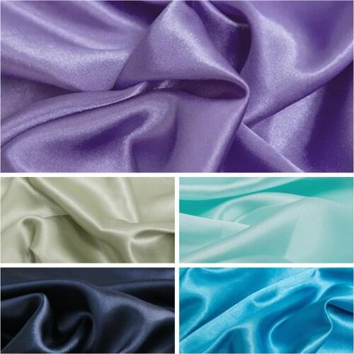 100cm*150cm Satin Fabric Milk Silk Brocade Cloth Multicolor Gift Box Lining Lieb Dress Background cloth DIY Doll Toy clothes