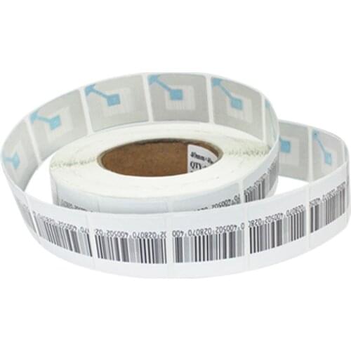RF8.2Mhz Alarm Label 1000 piece 4X4cm Book Security Tag For Anti Shoplifting System Checkpoint Tagging Systems