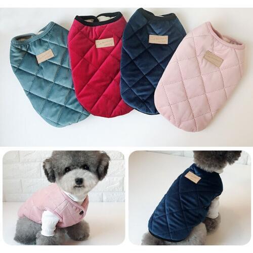 Warm Pet Clothing for Plus Velvet Dog Clothes For Small Dog Coat Jacket Puppy Outfit Pet Clothes For Dogs Costume Vest Chihuahua