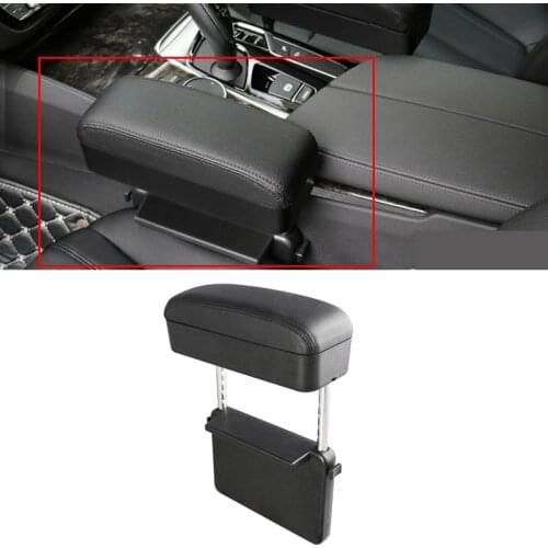 Universal Car Armrest Box Elbow Support Adjustable Car Center Console Arm Rest Car Styling Auto Seat Gap Organizer Arm Rest Box