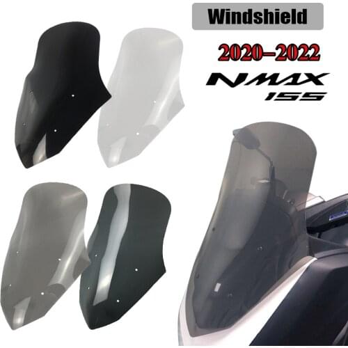 2020 NMAX155 Windshield For Yamaha N MAX 155 MAX155 Double Bubble Windscreen Wind Deflector Shield Visor Motorcycle Accessories