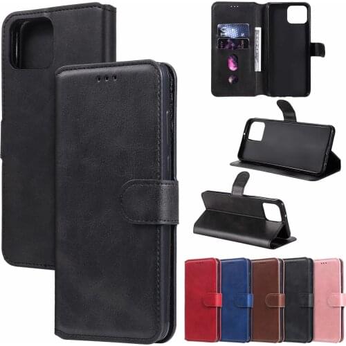 For OPPO F17 Pro Case Slim PU Leather Silicon Phone Cases Protector flip book Cover For OPPO Reno4 lite Reno4 F A93 A73 Case