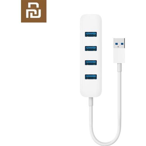 XIAOMI 4 Ports USB3.0 Hub with Stand-by Power Supply Interface USB Hub Extender Extension Connector Adapter for PC Laptop