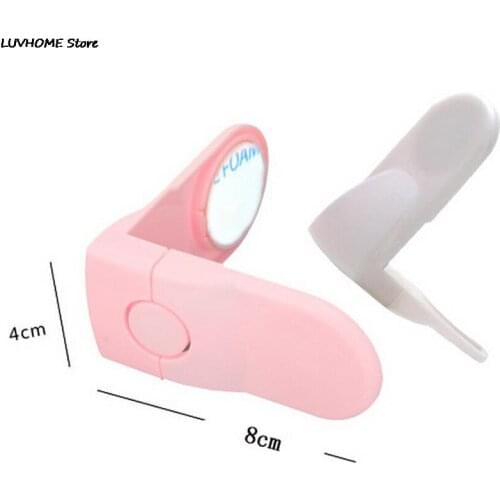 White Pink Baby Drawer Cupboard Refrigerator Plastic Locking Protection Children Kids Straps Safety Right Corner Cabinet Locks
