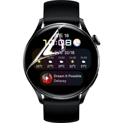 5Pcs/Pack Soft Protective Film for Huawei Watch 3 Pro 46mm 48mm Screen Protector for Huawei Watch GT 2 Pro GT2e 42mm 46mm