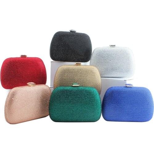 Bag For Women Sparkling Crystal Evening Bag Clutch Novelty Casual Cocktail Dinner Bag Wedding Bridal Diamond Clutch