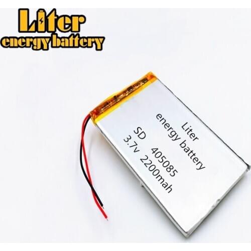 1pcs [SD] 405085 3.7V 2200MAH Polymer lithium ion / Li-ion battery for TOY,POWER BANK,GPS,MP3,MP4,cell phone,speaker