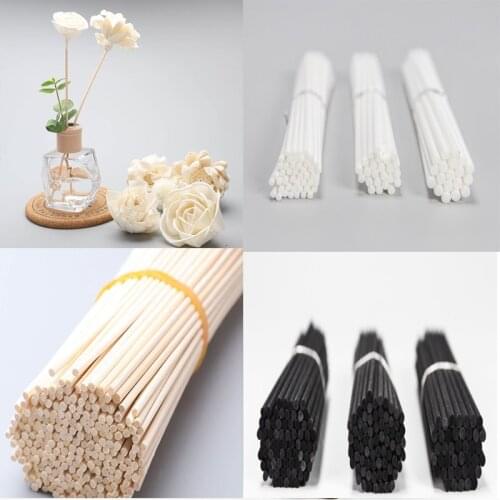 100Pcs Fiber Sticks Diffuser Aromatherapy Volatile Rod for Home Fragrance Diffuser Home Decoration