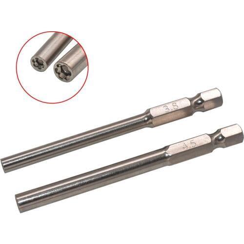 3.8mm/4.5mm Security Screwdriver Tool Bit Gamebit 3.8 4.5 for Nintendo NGC SFC MD NES N64 SNES Gameboy Open Tools 7.5cm Model