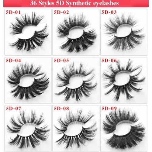 30/50/100/200Pairs Wholesale 25mm 5D Synthetic Eyelashes Mink Lashes Packing In Tray Label Makeup Dramatic Long Bulk Makeup
