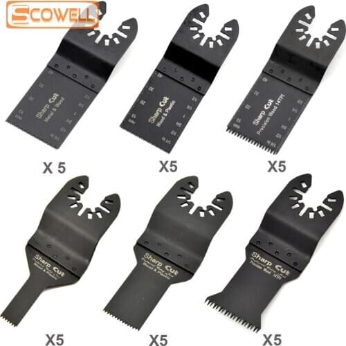 30pcs Oscillating Multi Tool Saw Blades for Multimaster Power Tools Plunge Saw Blades for Wood,plastic,drywall,metal ,drywall