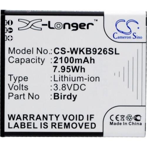 Cameron Sino 2100mah battery for NGM BIRDY WIKO 9261 Birdy birdy 4G batteries