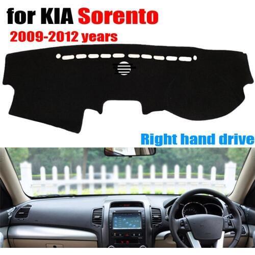 Free shipping!!! Car dashboard cover mat for KIA Sorento 2009-2012 years Right hand drive