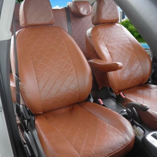 Custom fit covers seat for TOYOTA COROLLA car seat covers Grip Pattern PU Leather car seats cover car accessories set cushion