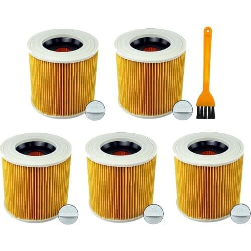 Air Dust Filters Cartridge HEPA Filter for Karcher WD2250 WD3.200 MV2 MV3 WD3 Vacuum Cleaners Parts