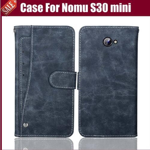 Hot Sale! Nomu S30 mini Case High Quality Flip Leather Phone Case Protective Cover For Nomu S30 mini Case With Card Slots