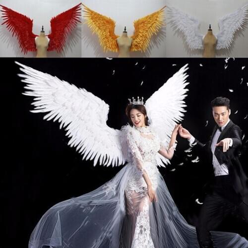 Fashion modern angel wings prop catwalk show prop Angel Feather wings Window prop underwear catwalk