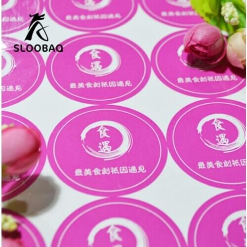 New fashion Coated Art Paper Adhesive Stickers Customize Custom Waterproof Label Stickers Printed Label Sticker