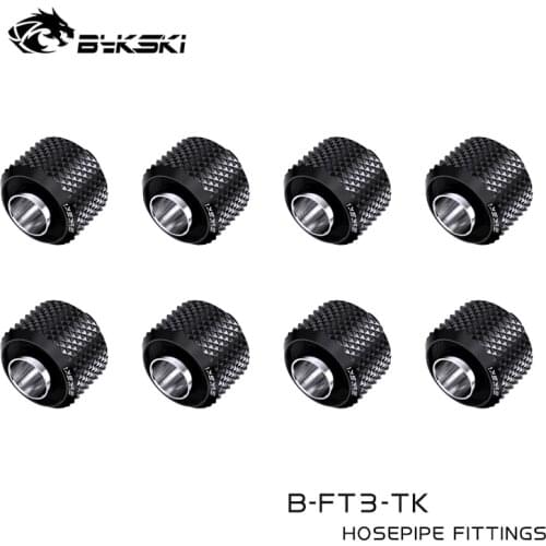 8pcs/lot Fitting use Inside Diameter 10mm+ Outside Diameter 16mm Hose 3/8"ID X 5/8"OD Tubing Hand Compression Connector Fitting