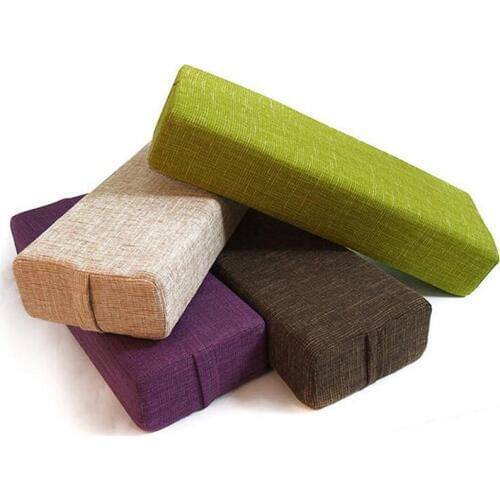 Yoga Pillow Cushion Square Yoga Pillow Yoga Pillow Accessory High Elasticity Strong Support Comfortable Yoga Mat