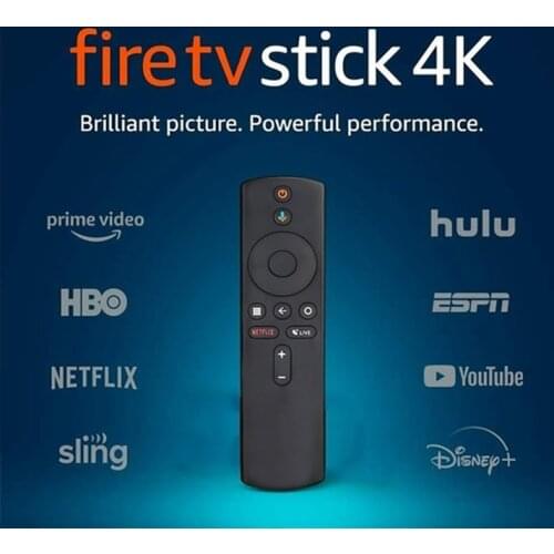 Fire TV Streaming Stick 4K Ultra HD Includes Alexa Voice Remote