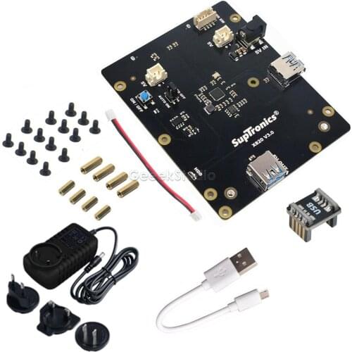 Raspberry Pi X820 V3.0 2.5 inch SATA HDD/SSD Storage Expansion Board for Raspberry Pi 3 B+ (Plus) / 3 B / 2 B