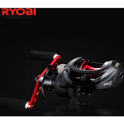 RYOBI SMAP CR1 Baitcast 5+1BB 6.1:1 Baitcasting Right&Left Handle Fishing Reel Bait Casting Saltwater Drop Wheel Tackle