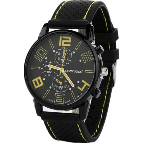 Sanwood Mens Stainless Steel Watch