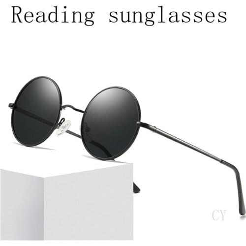 Reading Sunglasses Men Women 2020 New Metal Full Frame Presbyopic magnification Sun Glasses With Diopters Goggles FML