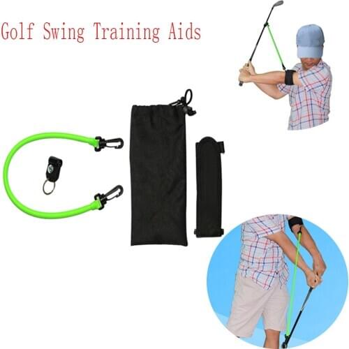 Sport Golf Swing Trainer Aid Grip Secret Arm Band Trainer Golf Training Aids
