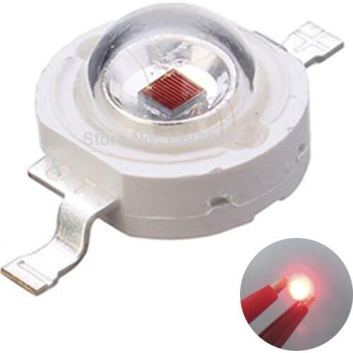 5pcs 730nm 740nm 3W High Power LED Lamp IR Far Red LED Far Infrared LED 3W 720NM IR LED Diode Emitter Light For Project DIY