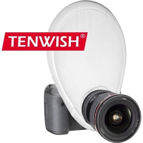 TENWISH Photography Flash Lens Diffuser Reflector Flash Diffuser Softbox For Canon Nikon Sony Olympus DSLR Camera lenses