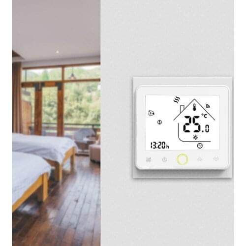 WiFi Smart Thermostat Temperature Controller for Water/Gas Boiler Works Water/Electric Floor Heating Household Supply