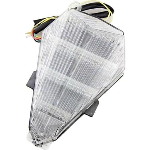 Motorcycle Clear Brake LED Tail Light Turn Signal for Yamaha YZF-R6 2006-2013