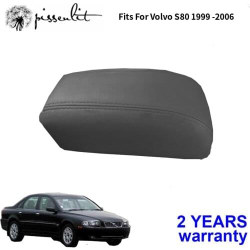 For Volvo S80 1999 2000 2001 2002 2003 2004 2005 2006 Microfiber Leather Center Console Armrest Box Cover Protection Trim