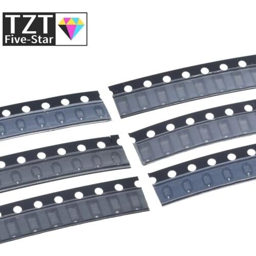 100pcs SMD diode 0805 SOD-123 1N5819 1N4007 1N4148 SOD123 SOD-323 1206 1N4148WS 1N5819WS B5819WS SOD323