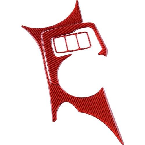 3Pcs/set Car Red Water Cup Holder Panel Cover Trim Left Hand Drive fit for Nissan 370Z 2009-2014 2015 2016 2017 2018 2019 2020