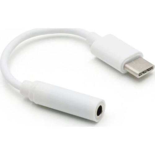 50pcs/lot Type-C to 3.5mm Earphone cable Adapter usb 3.1 Type C USB-C male to 3.5 AUX audio female Jack for Letv Xiaomi Samsung