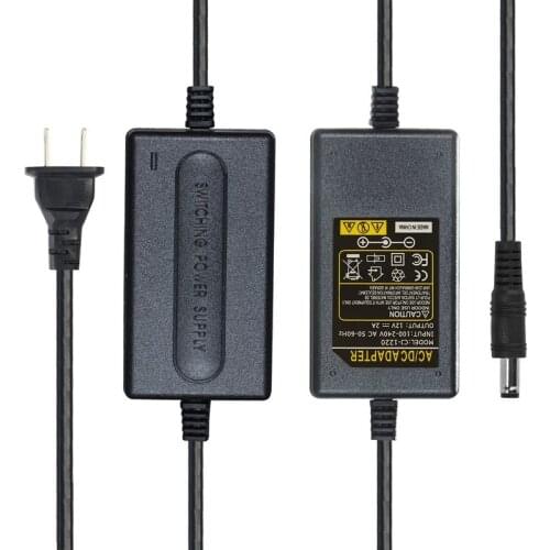 AC 220V To DC 12V CCTV Power Adapter Supply 12V 2A Power Adapter Converter Charger Transformer For 5050 WS2811 LED Strip Light