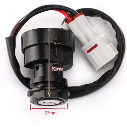 Artudatech Ignition Key Switch For YAMAHA WOLVERINE BIG BEAR WARRIOR MOTO-4 YFM350 BANSHEE 4BD-82510-11-00 Motorcycle Parts