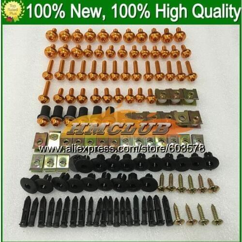 Fairing bolts full screw kit For KAWASAKI NINJA ZX12R 00 01 ZX 12 R 00-01 ZX 12R ZX-12R 2000 2001 CL46 Nuts bolt screws Nut