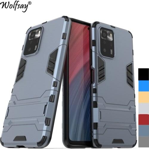 For Cover Redmi Note 10 Pro 5G Case Hybrid Stand Silicone Armor PC Case For Redmi Note 10 Pro 5G Cover For Redmi Note 10 Pro 5G