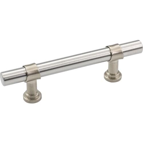 Goldenwarm Cabinet Handles Brushed Nickel Drawer Pulls T Bar Furniture Handle Modern Kitchen Hardware Cupboard Door Knobs
