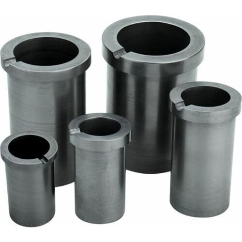 Graphite Crucible 1/3 KG Furnace Torch Metal Melting Refining Crucibles Casting Cup For Gold Silver Coppers Brass Aluminum