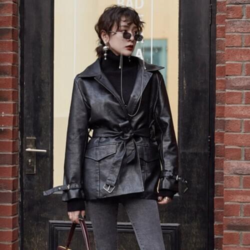 HNFWEC Women's Leather Jackets