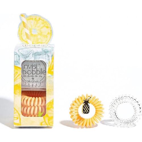 Invisibobble original collection spiral hair rings ponytail braids traceless hairrope hairbun colorful girl hair accessory 6pcs